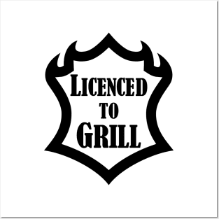 Licenced to grill Posters and Art